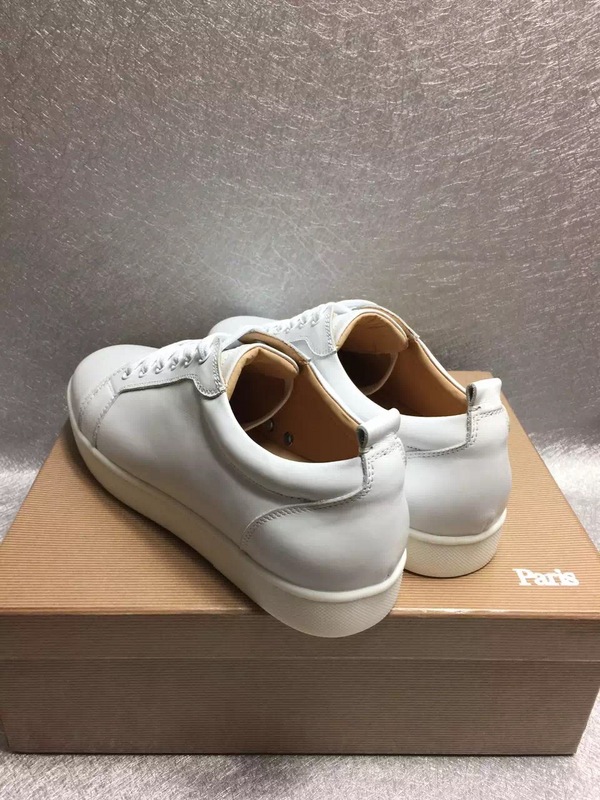 Christian Louboutin White Low Top Junior Shoes