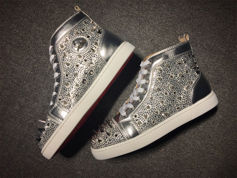 Christian Louboutin High Top Flats Men Sneakers