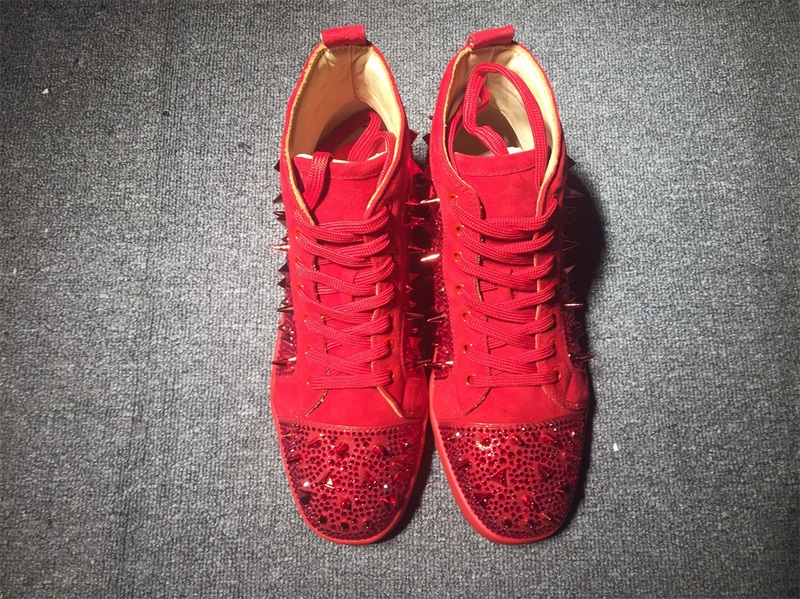 Christian Louboutin High Top Flats Men Sneakers