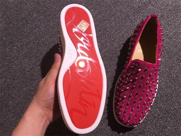 Louboutin For Man Sneakers Christian Louboutin Flat Boat Shoes