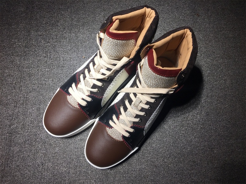 Christian Louboutin High Top Flats Men Sneakers
