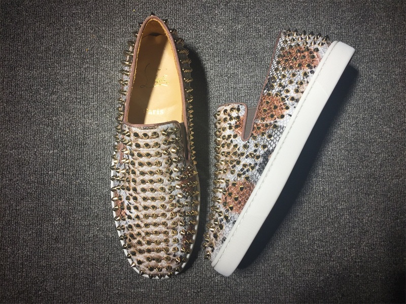 Louboutin For Man Sneakers Christian Louboutin Flat Boat Shoes