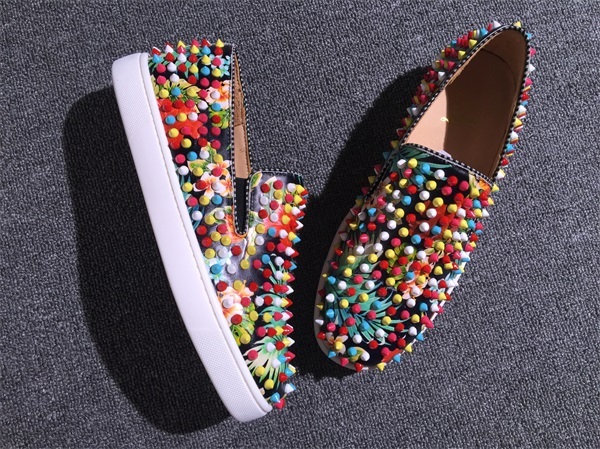 Louboutin For Man Sneakers Christian Louboutin Flat Boat Shoes