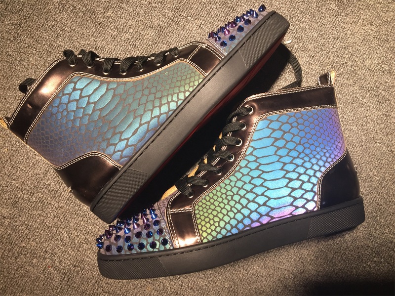 Christian Louboutin High Top Flats Men Sneakers