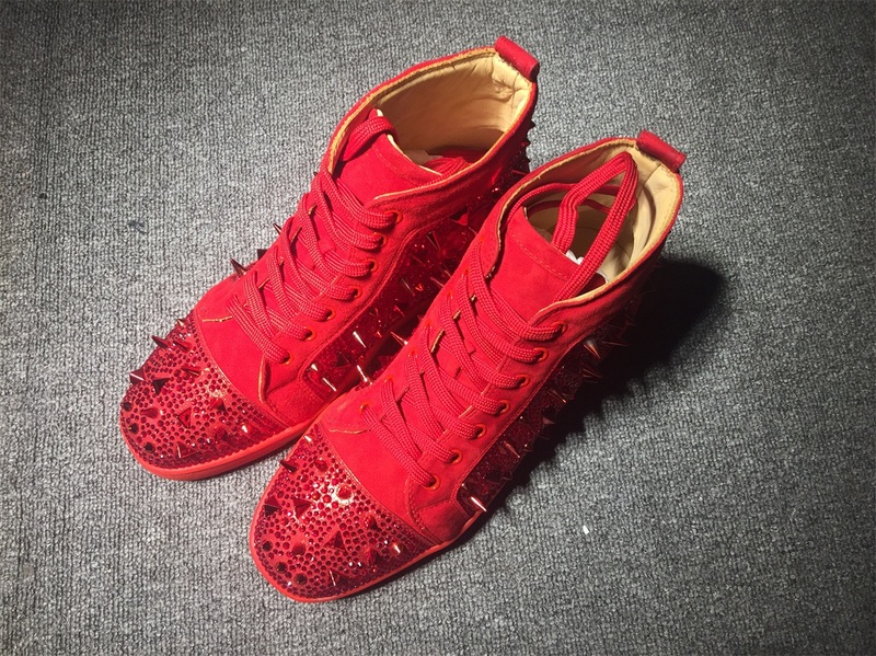 Christian Louboutin High Top Flats Men Sneakers