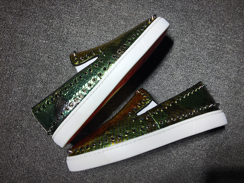 Louboutin For Man Sneakers Christian Louboutin Flat Boat Shoes