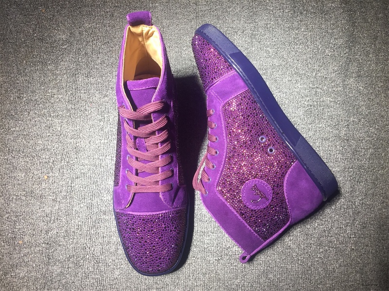 Christian Louboutin High Top Flats Men Sneakers