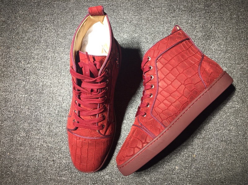 Christian Louboutin High Top Flats Men Sneakers