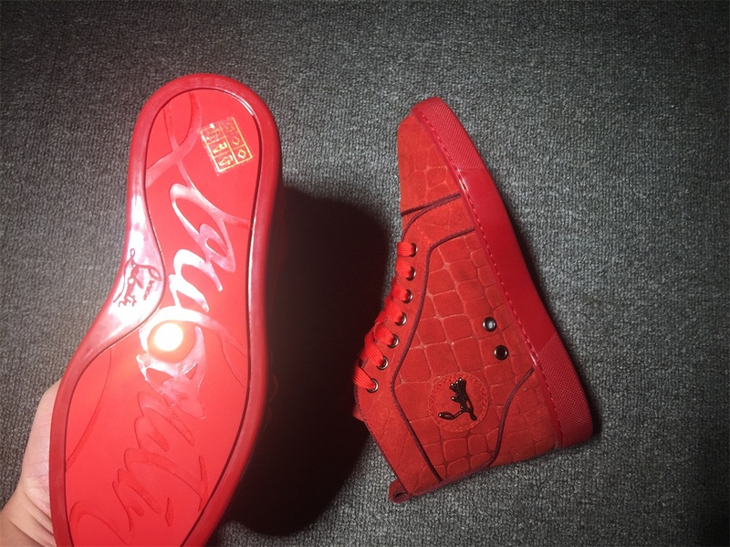 Christian Louboutin High Top Flats Men Sneakers