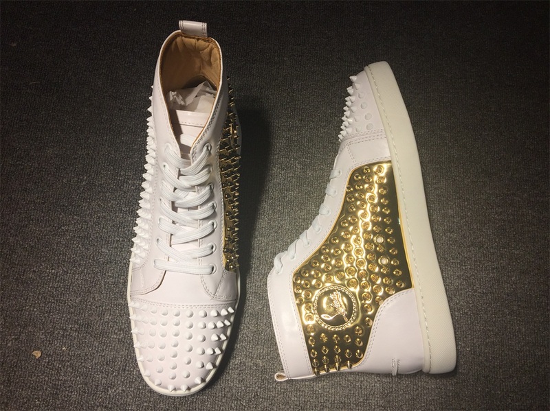 Christian Louboutin High Top Flats Men Sneakers