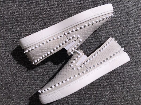 Louboutin For Man Sneakers Christian Louboutin Flat Boat Shoes