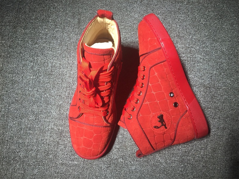 Christian Louboutin High Top Flats Men Sneakers