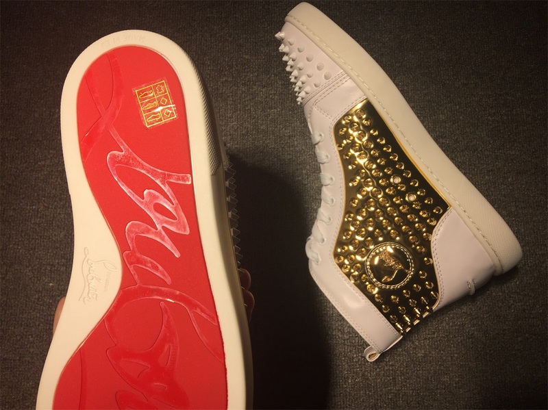 Christian Louboutin High Top Flats Men Sneakers