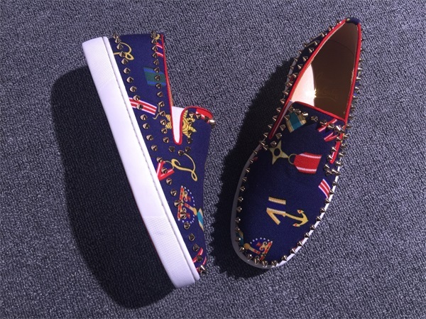 Louboutin For Man Sneakers Christian Louboutin Flat Boat Shoes