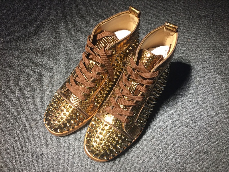 Christian Louboutin High Top Flats Men Sneakers