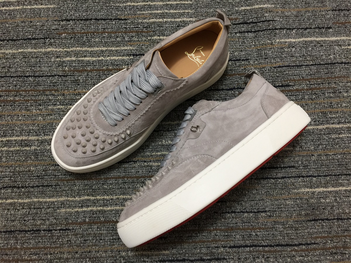 christian louboutin Happyrui Spikes Flat shoes Light brown