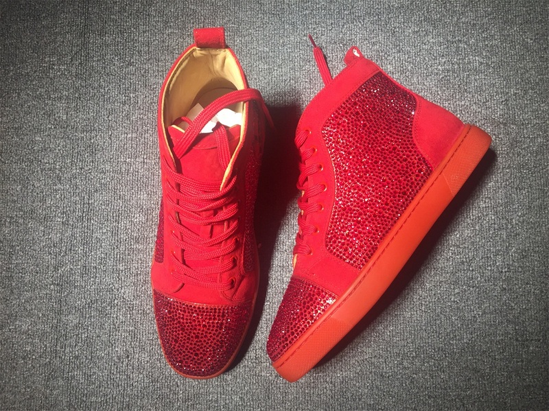 Christian Louboutin High Top Flats Men Sneakers