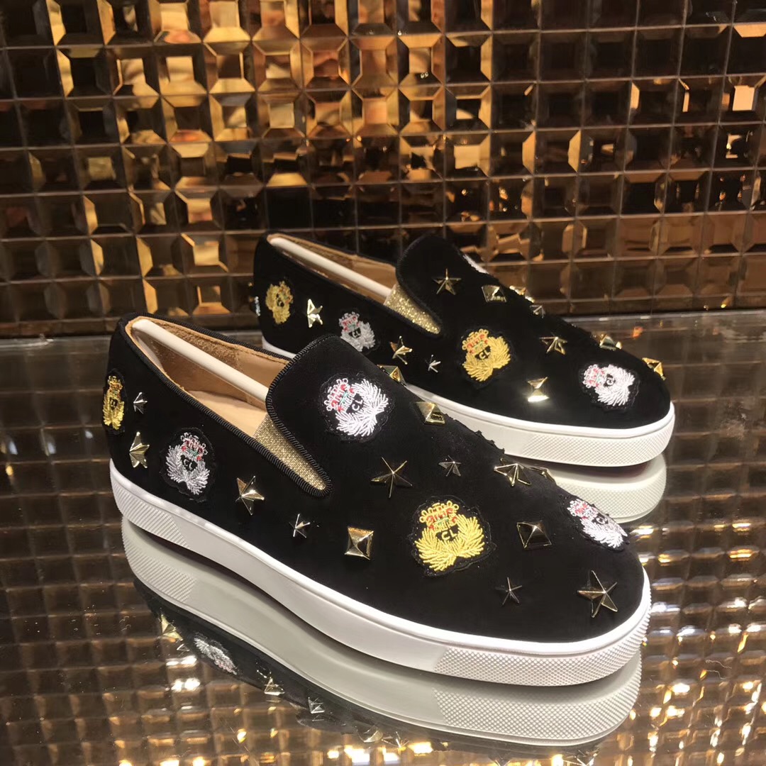 Louboutin for man sneakers Christian Louboutin Flat Boat Shoes