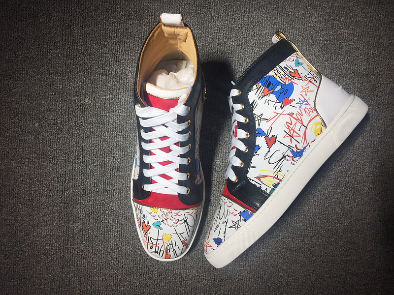 Christian Louboutin High Top Flats Men Sneakers