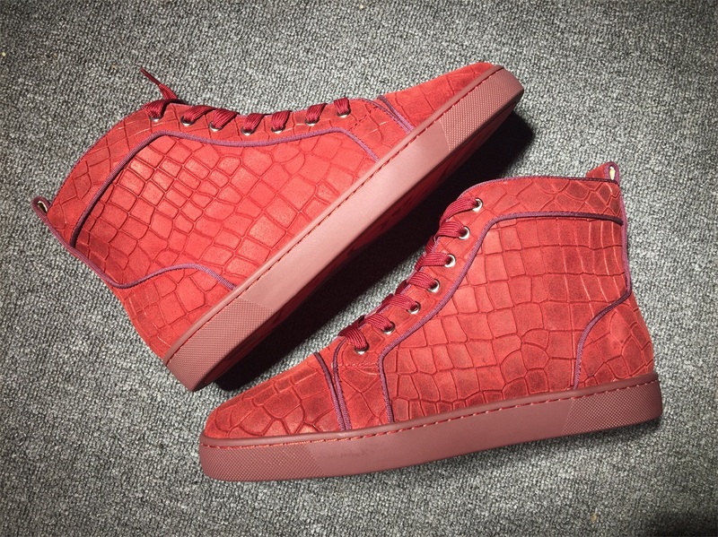 Christian Louboutin High Top Flats Men Sneakers