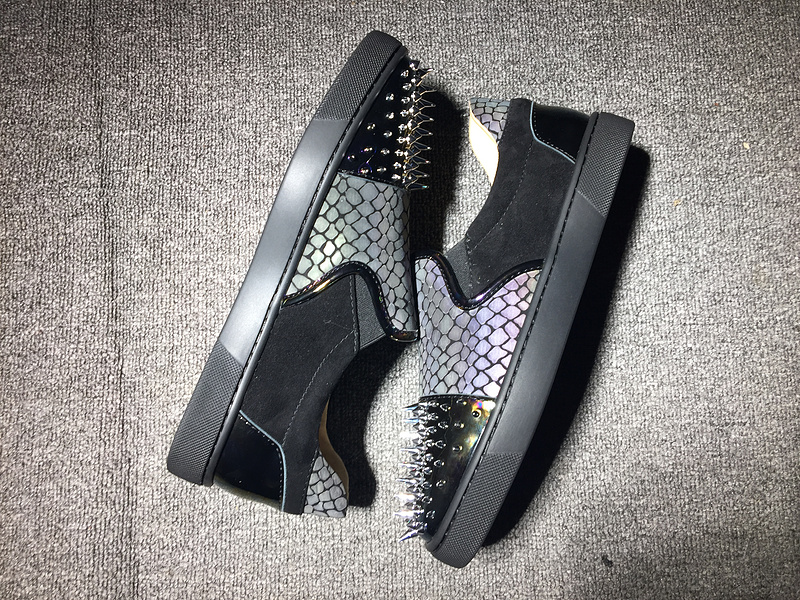 red bottoms for men sneakers Christian Louboutin Flat Boat Shoes