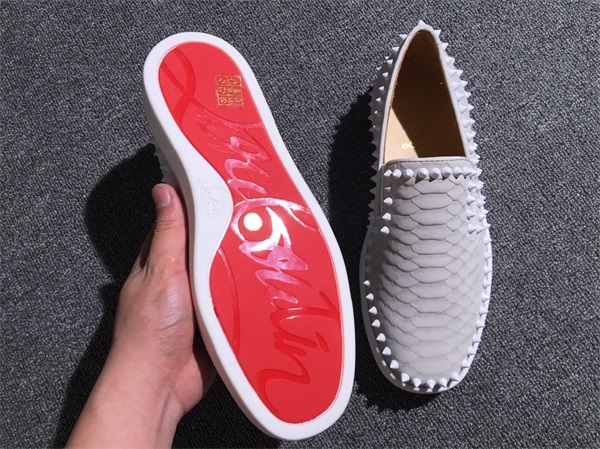 Louboutin For Man Sneakers Christian Louboutin Flat Boat Shoes