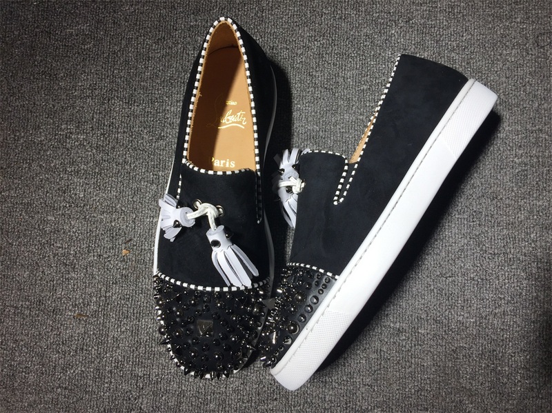 Louboutin For Man Sneakers Christian Louboutin Flat Boat Shoes