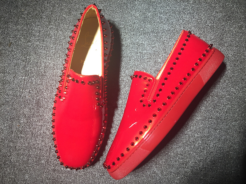 Louboutin For Man Sneakers Christian Louboutin Flat Boat Shoes