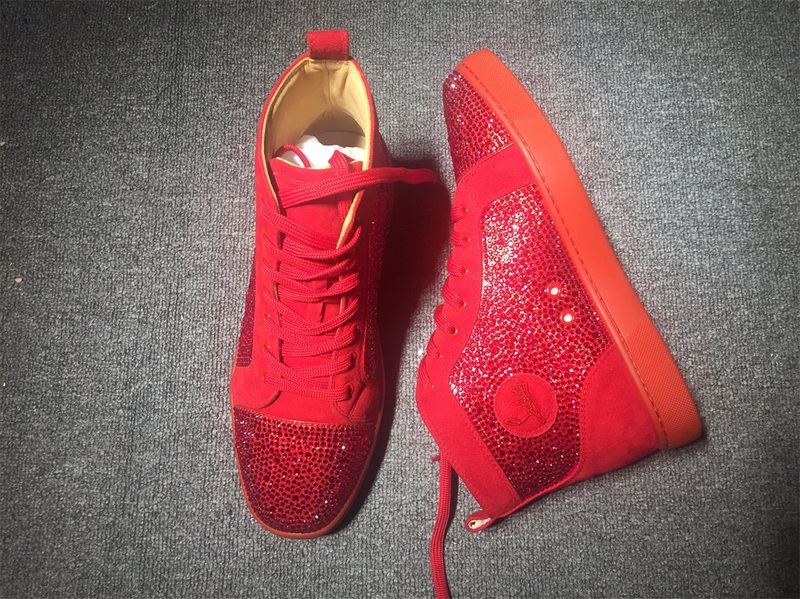 Christian Louboutin High Top Flats Men Sneakers