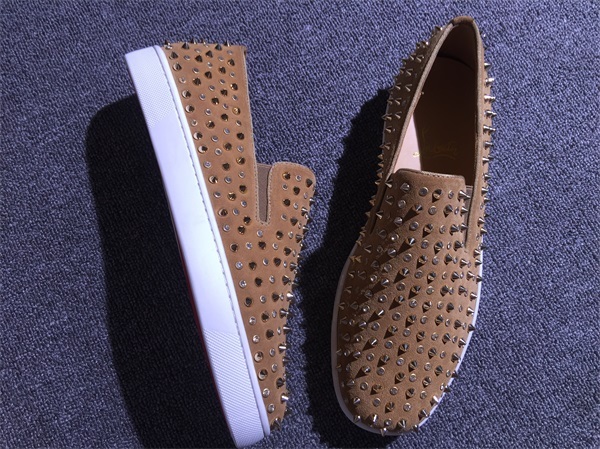 Louboutin For Man Sneakers Christian Louboutin Flat Boat Shoes