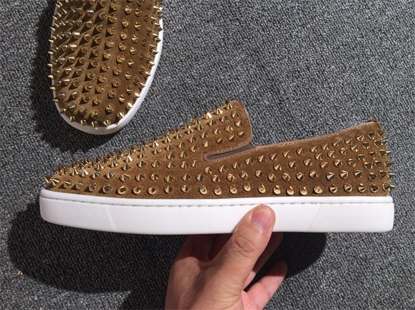 Louboutin For Man Sneakers Christian Louboutin Flat Boat Shoes