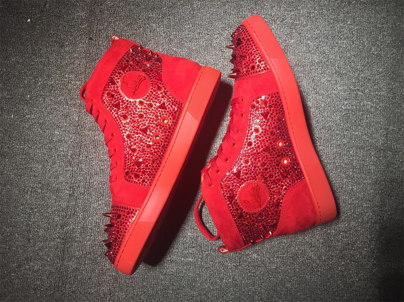 Christian Louboutin High Top Flats Men Sneakers