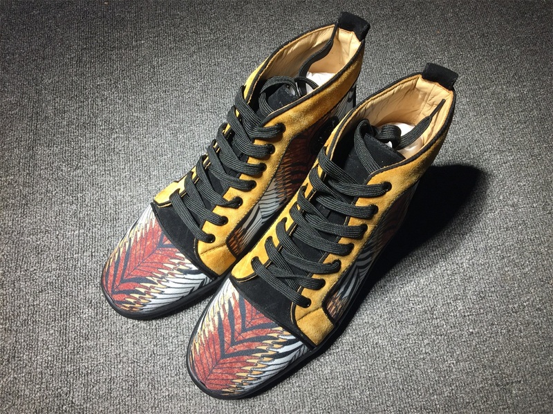 Christian Louboutin High Top Flats Men Sneakers
