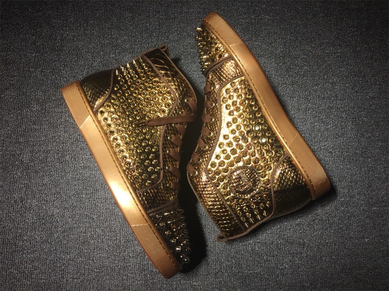 Christian Louboutin High Top Flats Men Sneakers