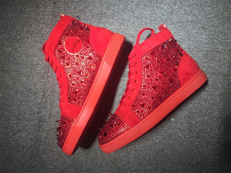 Christian Louboutin High Top Flats Men Sneakers