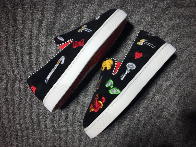 Louboutin For Man Sneakers Christian Louboutin Flat Boat Shoes