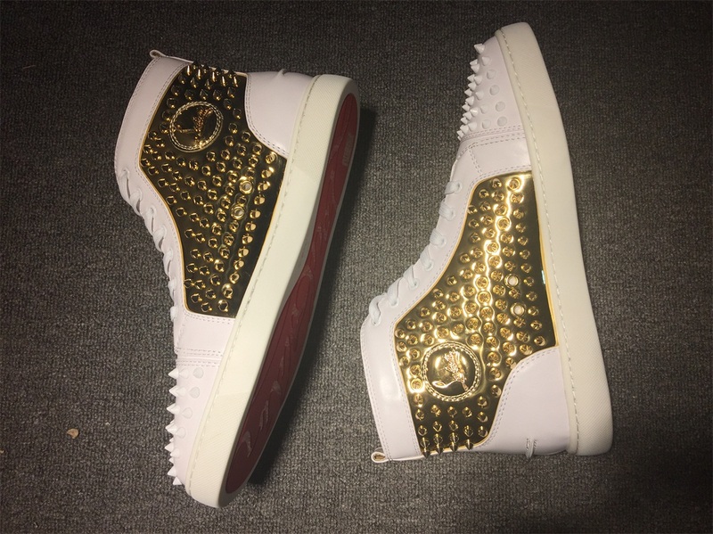 Christian Louboutin High Top Flats Men Sneakers