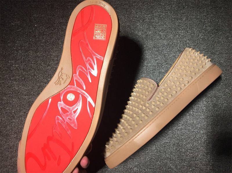 Louboutin For Man Sneakers Christian Louboutin Flat Boat Shoes