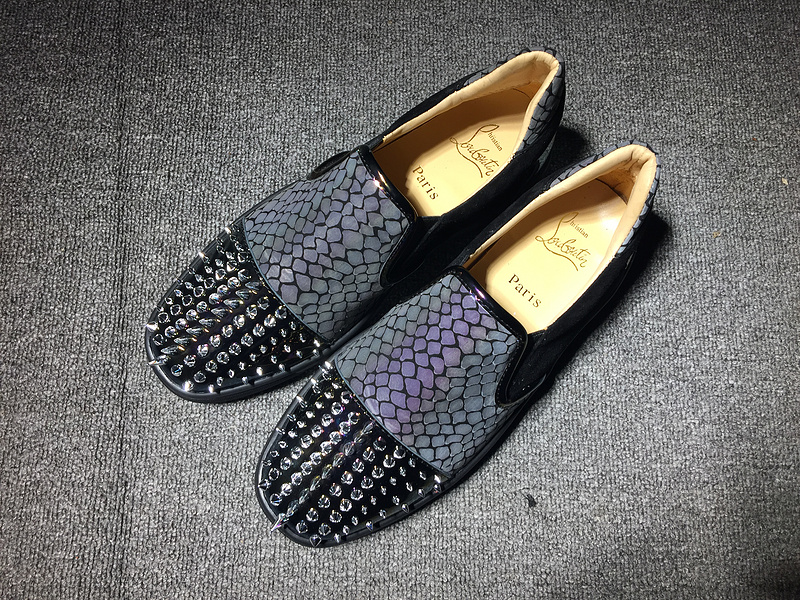 red bottoms for men sneakers Christian Louboutin Flat Boat Shoes