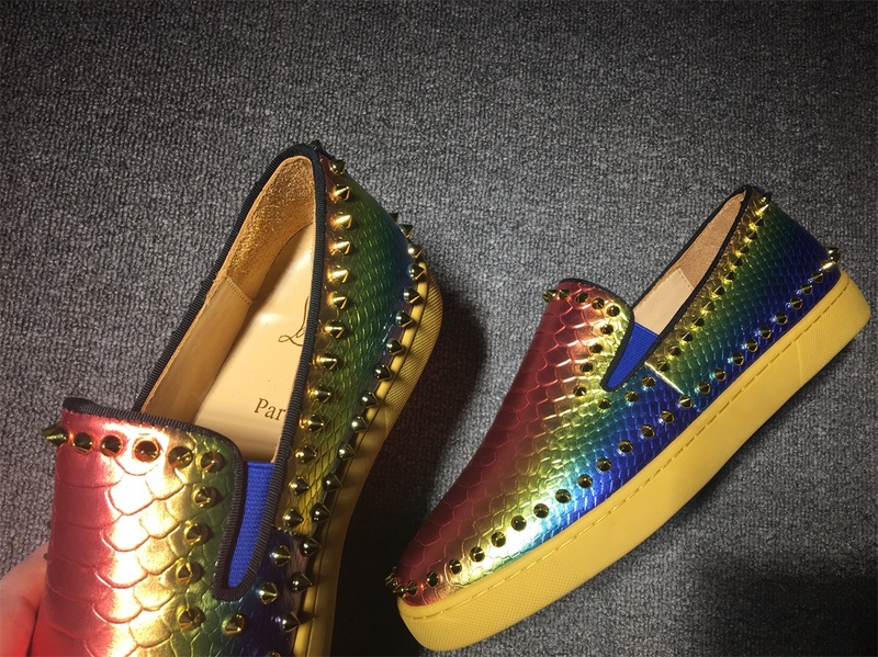 Louboutin For Man Sneakers Christian Louboutin Flat Boat Shoes