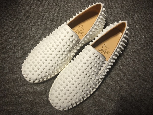 Louboutin For Man Sneakers Christian Louboutin Flat Boat Shoes