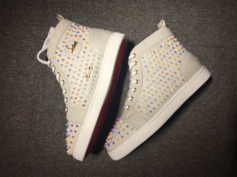 Christian Louboutin High Top Flats Men Sneakers