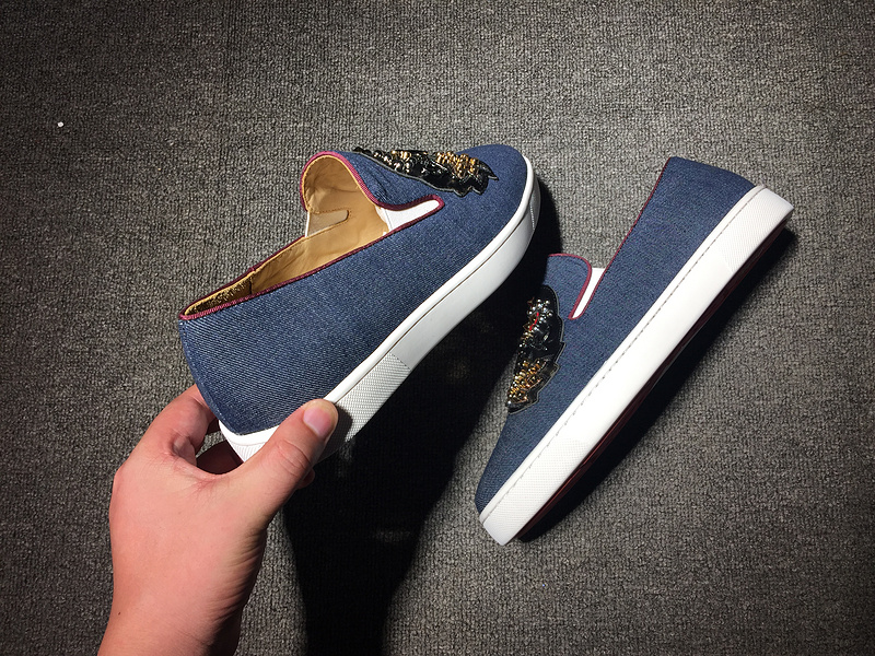 Louboutin For Man Sneakers Christian Louboutin Flat Boat Shoes