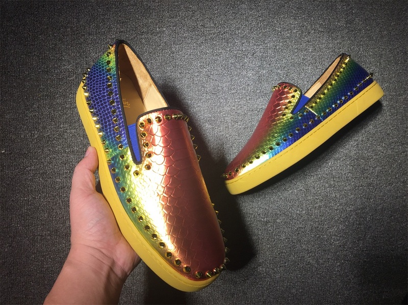 Louboutin For Man Sneakers Christian Louboutin Flat Boat Shoes