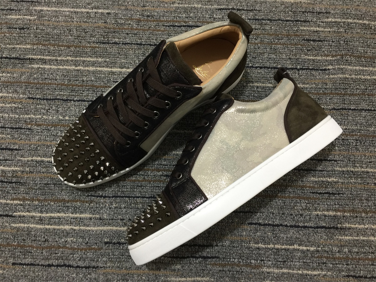 christian louboutin Louis Junior Spikes Orlato Flat Sneaker