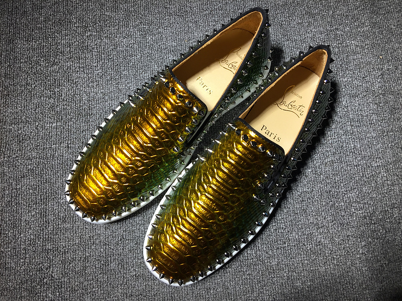 Louboutin For Man Sneakers Christian Louboutin Flat Boat Shoes