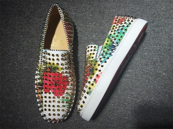 Louboutin For Man Sneakers Christian Louboutin Flat Boat Shoes