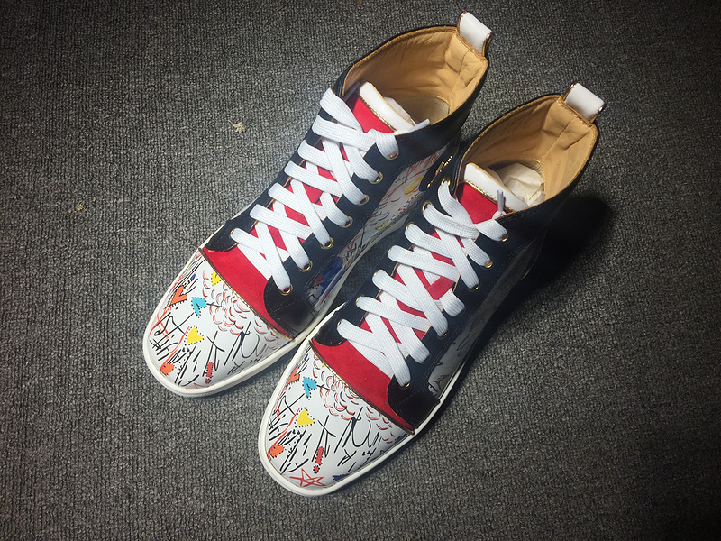 Christian Louboutin High Top Flats Men Sneakers
