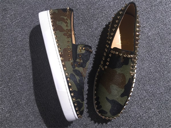 Louboutin For Man Sneakers Christian Louboutin Flat Boat Shoes