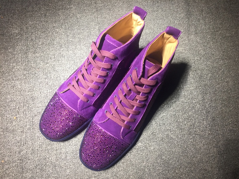 Christian Louboutin High Top Flats Men Sneakers